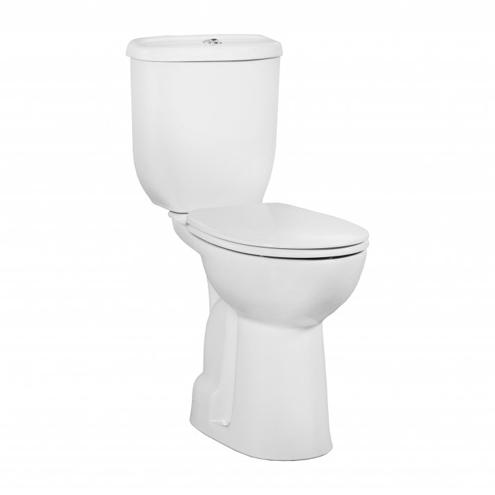 Eco Elegance Hoog Staande Wc Onderpot Zonder Bidet, S-Trap - Wit