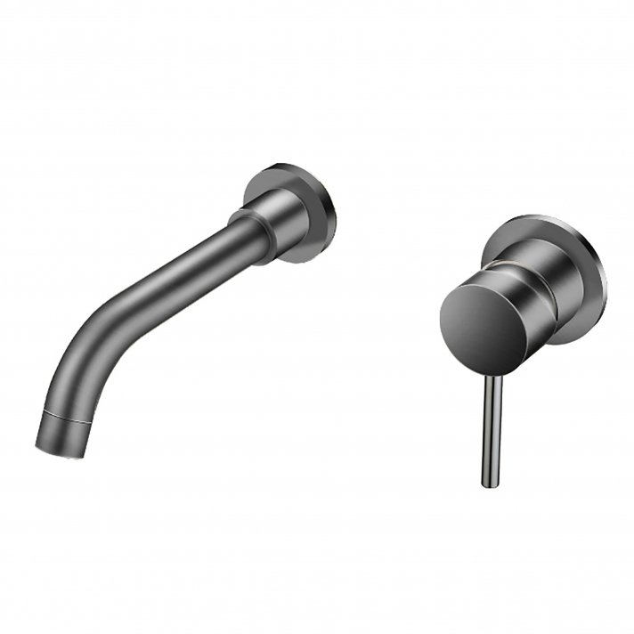 Eco Elegance Inbouw Wastafelmengkraan - Gunmetal Grijs