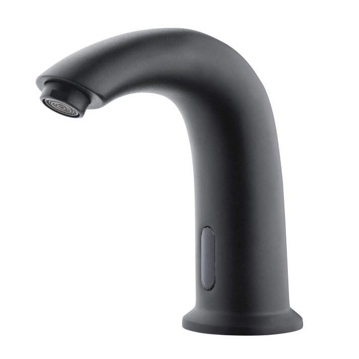 Eco Elegance Sensorkraan, Enkel Koud Water - Zwart