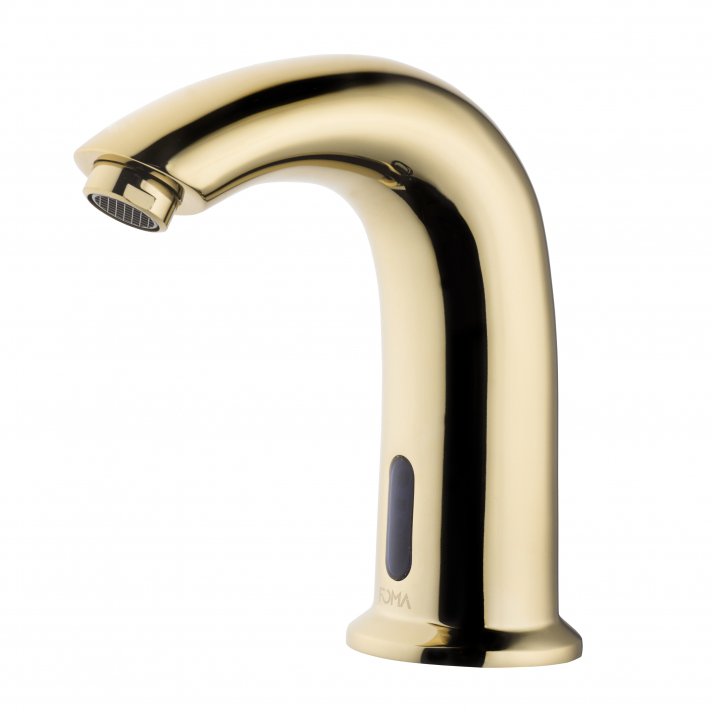 Eco Elegance Sensorkraan, Enkel Koud Water - Goud