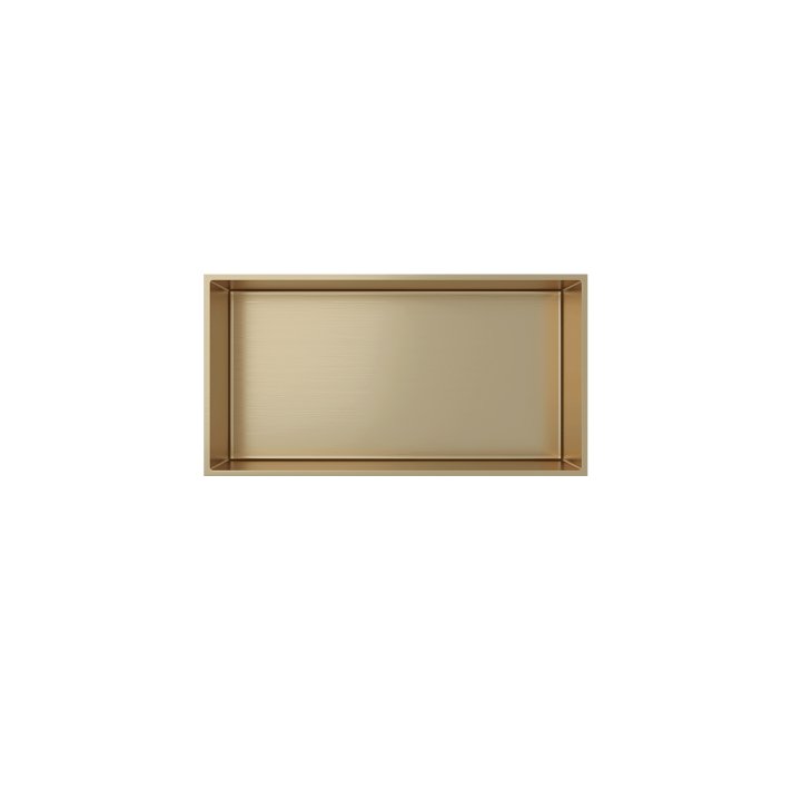 Eco Elegance Inbouwnis (300x600x100mm) - Geborsteld Goud