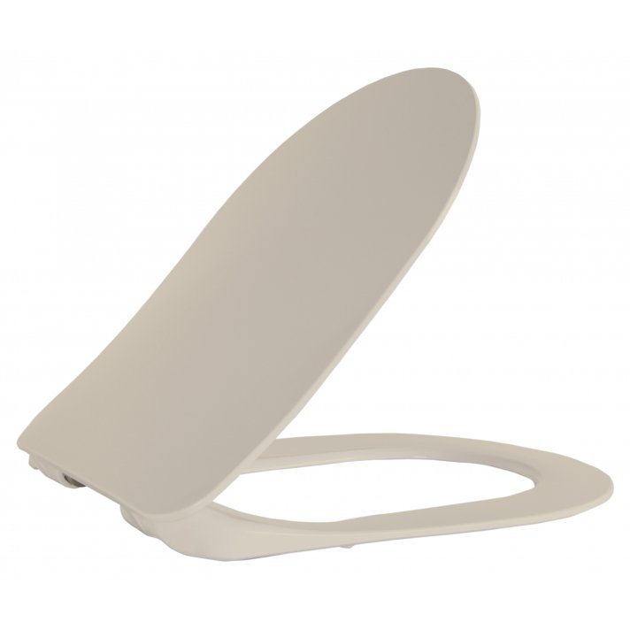 Hunk & Müeller Wc-Zitting Duroplast (Soft-Close & Quick Release) Met Inox Scharnieren - Koel Grijs