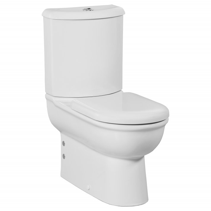 Eco Elegance Selin Staande Wc Onderpot Wit, Met Sproeier (Bidet), Muur/Onder-Uitgang