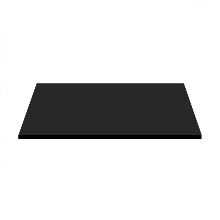 Eco Elegance Wastafeltablet Mdf (96.4x45.5x2.6 Cm) - Mat Zwart