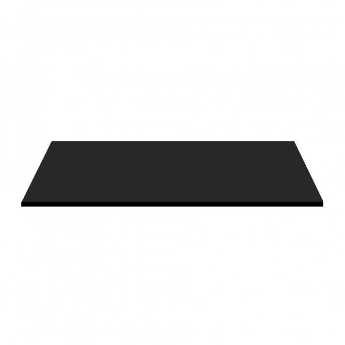 Eco Elegance Wastafeltablet Mdf (152.4x45.5x2.6 Cm) - Mat Zwart