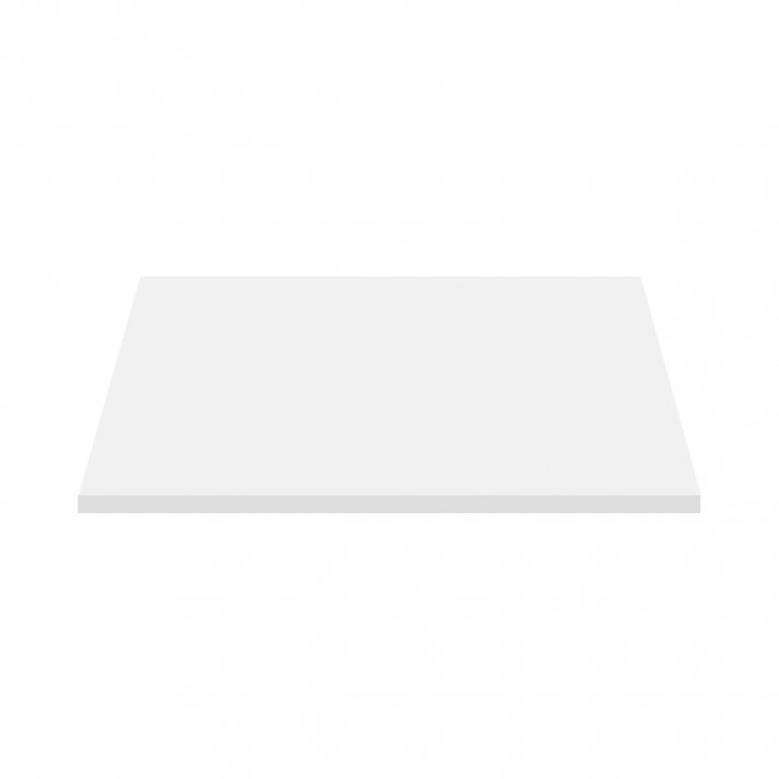 Eco Elegance Wastafeltablet Mdf (76.4x45.5x2.6 Cm) - Mat Wit
