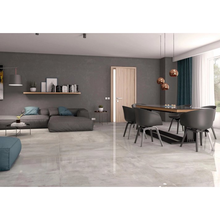 B1.5 Navarti Elder hoogglans vloertegel 45x90 Gris