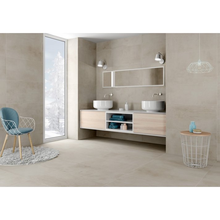 B1.2 Navarti Elder hoogglans vloertegel 45x90 Taupe