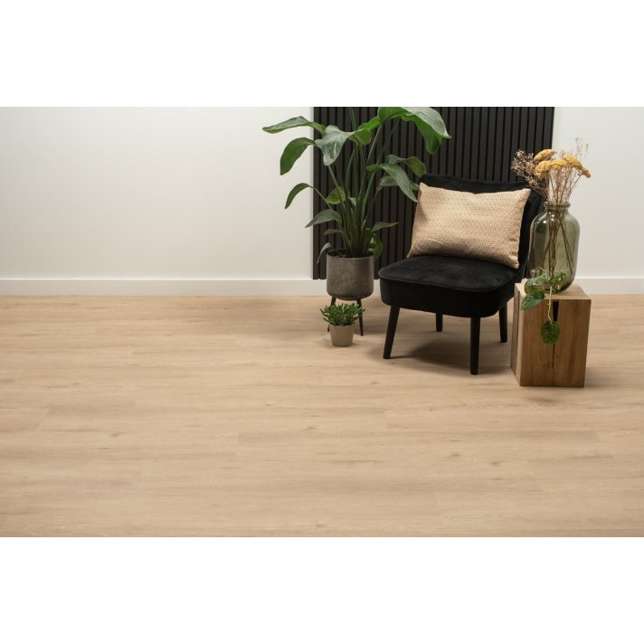 Floer Dorpen plak pvc - Grolloo Grijsbeige Eiken