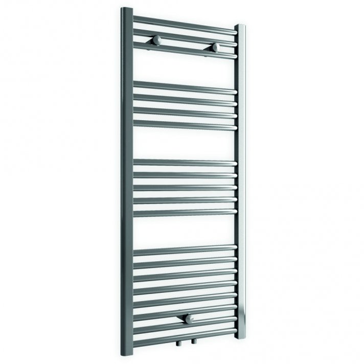 600x1000 - 667 Watt | Handdoekradiator Chroom Zij- & Middenaansluiting