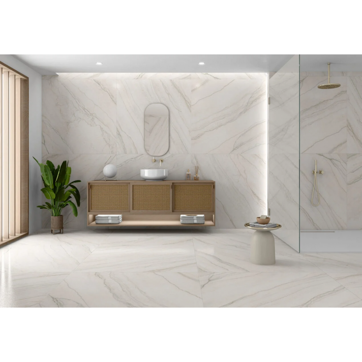 Navarti Caelum vloertegel lapatto 120x120 white