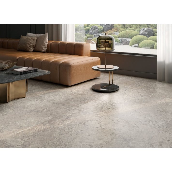 Halcon Crosscut vloertegel mat 100x100 silver