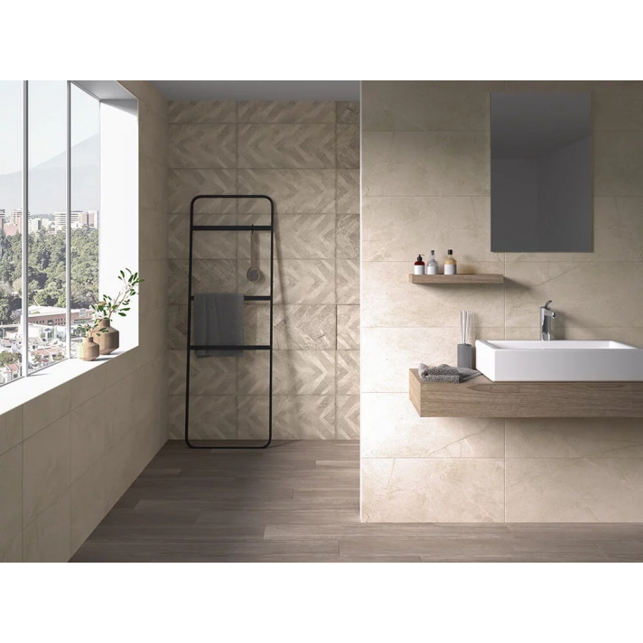 Navarti Artan wandtegel mat 33x55 crema