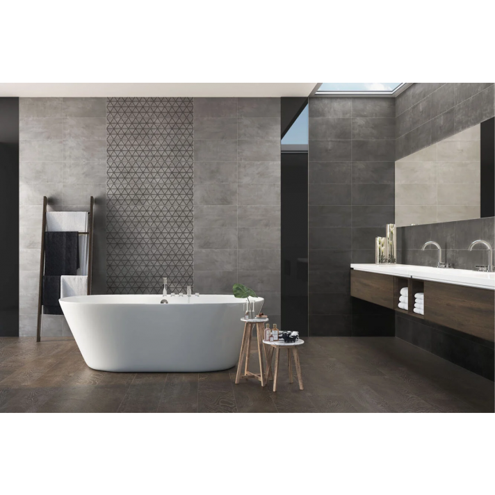 Navarti Ateleri wandtegel mat 25x50 marengo
