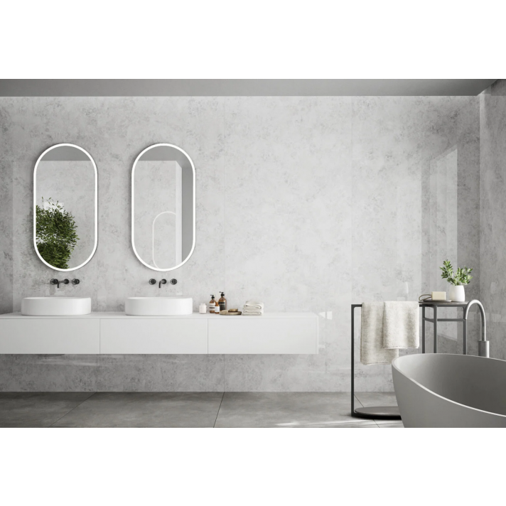 Navarti Cristallo hoogglans wandtegel 120x280 blanco
