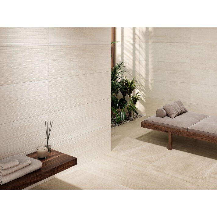 Navarti Rlv dart wandtegel mat 33x100 beige