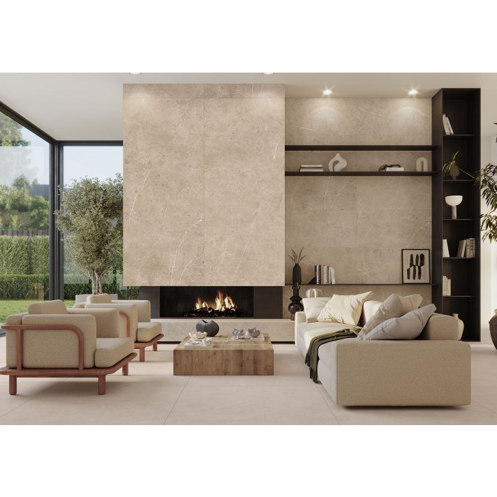 Navarti Unika vloertegel mat 90x90 bone