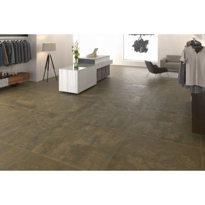 Ecoceramic Metallique vloertegel mat 30x60 cobre