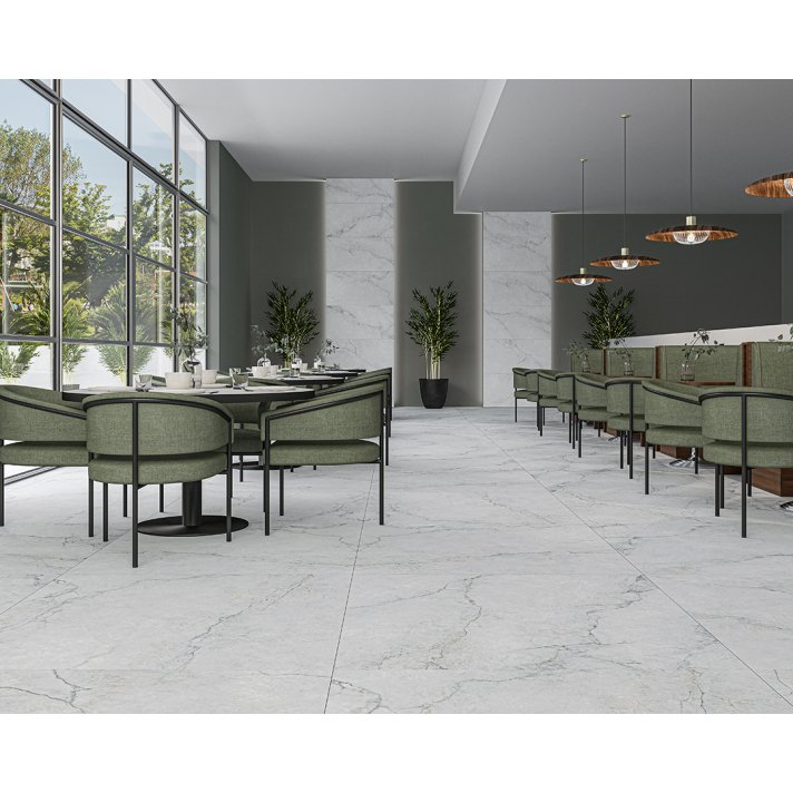 Ecoceramic Precious hoogglans vloertegel 30x60 white