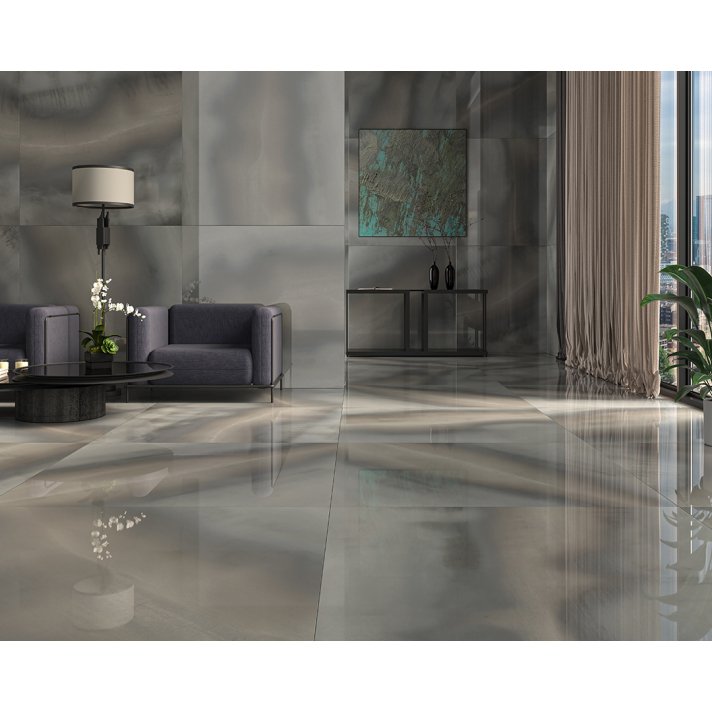 Ecoceramic Seattle vloertegel mat 60x120 silver
