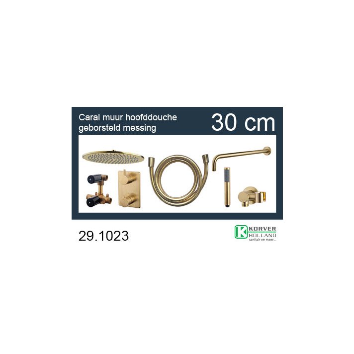 one-pack inbouwthermostaatset rond type 404 GM (30cm)