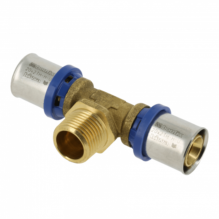 Bonfix Alu-pers x Buitendraad x Alu-pers T-koppeling | 20 x 1/2 x 20