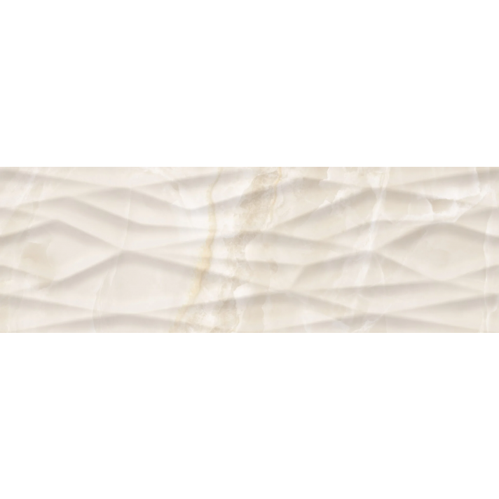 Cicogres Fame hoogglans wandtegel 20x60 curve cream