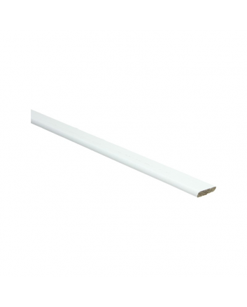 Plakplint wit RAL 9016 | 2.4 meter