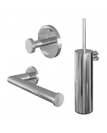 BRAUER Accessoire set 3-in-1 chroom