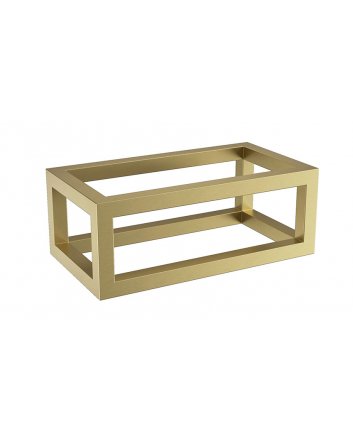 Nick frame voor fontein 395 x 150 x 215 mm geborsteld messing