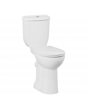 Eco Elegance Hoog Staande Wc Onderpot Zonder Bidet, P-Trap - Wit