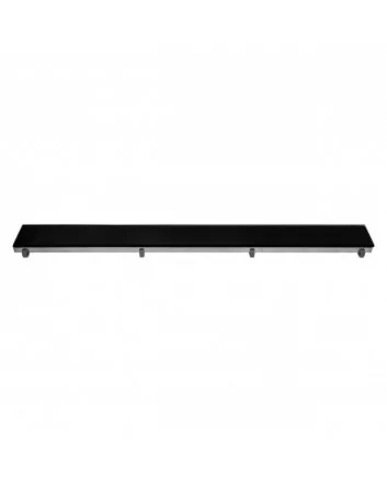 Eco Elegance Glasrooster Douchegoot Zwart 80cm