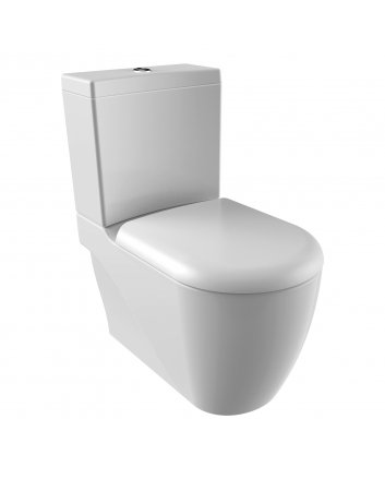 Hugo & Müeller Grande Xxl Staande Wc Onderpot Wit, Met Sproeier (Bidet), Muur/Onder-Uitgang
