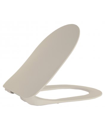 Hunk & Müeller Wc-Zitting Duroplast (Soft-Close & Quick Release) Met Inox Scharnieren - Koel Grijs