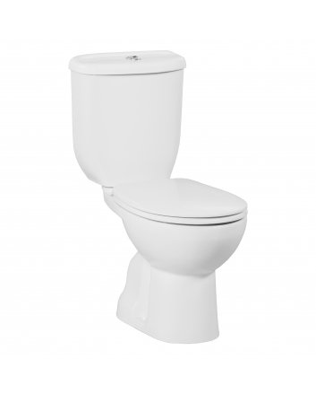 Eco Elegance Sedef Staande Wc Onderpot Wit, Zonder Sproeier (Bidet), S-Trap