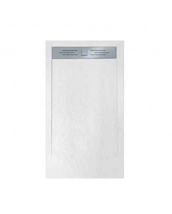 Hugo & Müeller Veroni Elite Flat Composietsteen Douchebak Wit 120x80x3cm