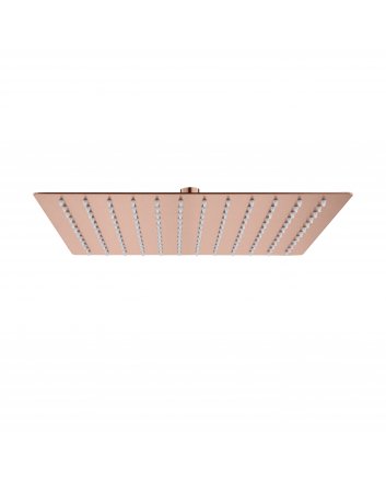 Eco Elegance Vierkant Rainshower Geborsteld Koper