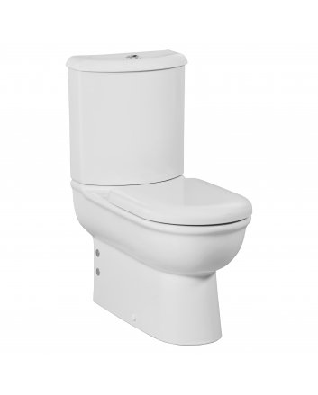 Eco Elegance Selin Staande Wc Onderpot Wit, Zonder Sproeier (Bidet), Muur/Onder-Uitgang
