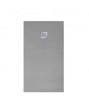 Hugo & Müeller Veroni Madison Flat Composietsteen Douchebak Grijs 120x80x3cm