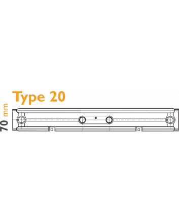 500x1800 T20 - 2244 watt | Verticale Radiator Vlak