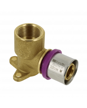 Bonfix Binnendraad x Alu-pers Muurplaat | 3/4 x 26 | Hoogte 47 mm