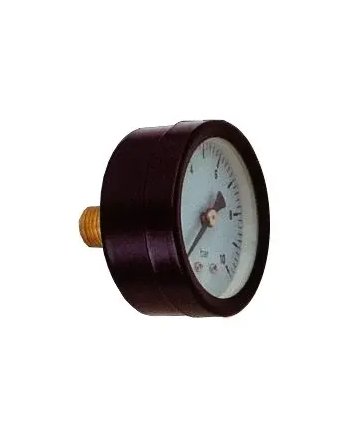 Drukmeter manometer 1/4" achteraansluiting 0-10 bar