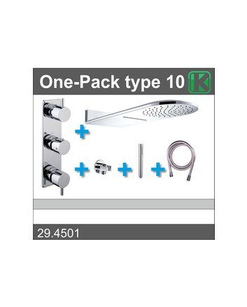 one-pack inbouwthermostaatset type 10 (25x60)